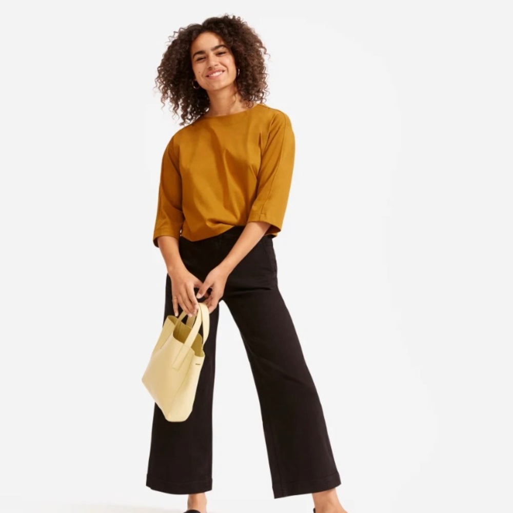EVERLANE Wide-Leg Crop Pant (10)